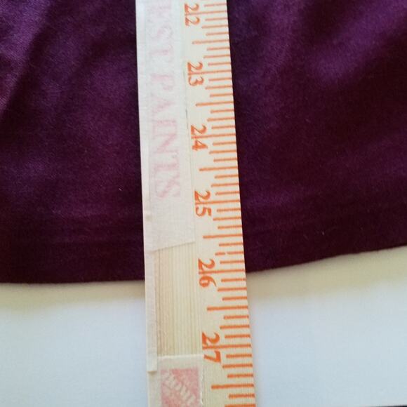 Vtg Requirements Womens Size 13/14 Skirt Pleated Front Pockets Belt Loops Red - Picture 5 of 5